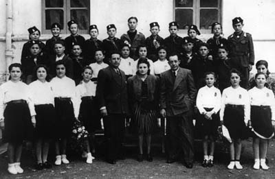 alunni e docenti dell'istituto del 1938